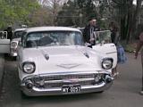 Andrea and Steve Hanaford, 1957 Chevy MY-0057 - The Fifties Fair 2011