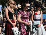 Rockabilly Girls - Kodak Brownie Box Camera - The Fifties Fair 2012