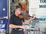 Buskers in Peel Street, Tamworth