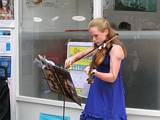 Buskers in Peel Street, Tamworth