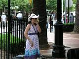 Buskers in Peel Street, Tamworth