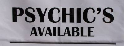 Psychic in Tamworth - apostrophe error