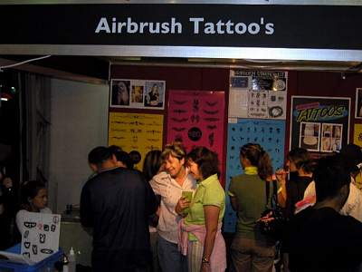 Airbrush Tattoos at the Royal Easter Show