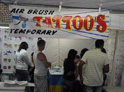 Airbrush Tattoos at the Royal Easter Show