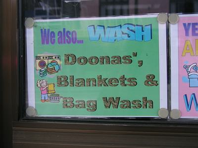 Doona's - apostrophe error