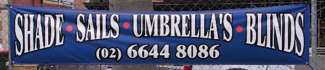 Umbrellas Apostrophe Banner