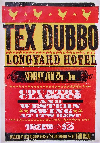 The Tex Dubbo Show - Western Swing at it's best - Apostrophe Error